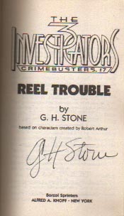 Gayle Lynds/G.H. Stone autograph